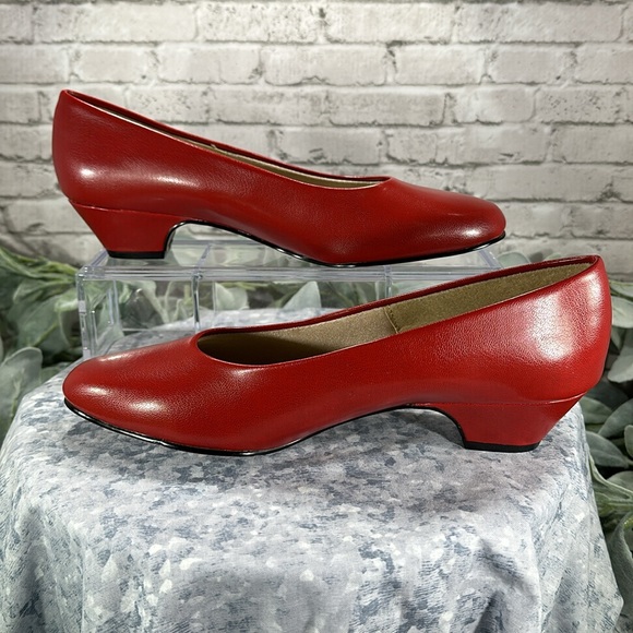 Hush Puppies Soft Style Angel ll Red Comfort Dress Low-Heels WMS 8.5M❤️EUC❤️ - Picture 4 of 9